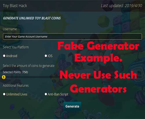 toy blast coins generator - fake tool