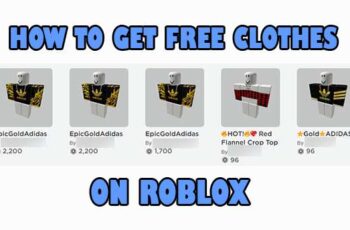 how to get free clothes on roblox