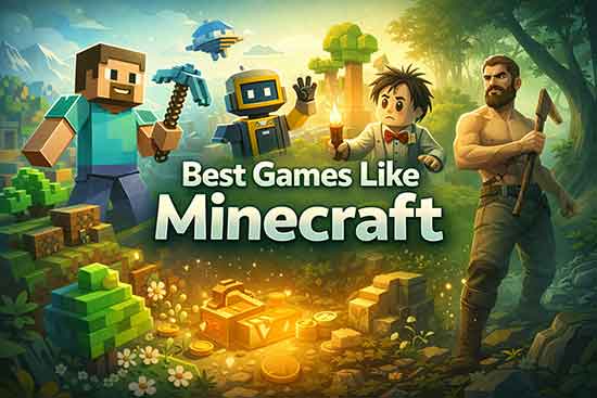 Top 5 Games Like Minecraft